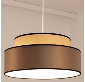 Csillár zsinóron GRACE 1xE27/60W/230V átm. 40 cm bézs/barna