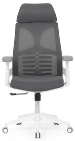 Fehér irodai szék hintamechanikával. KA-S247 WT