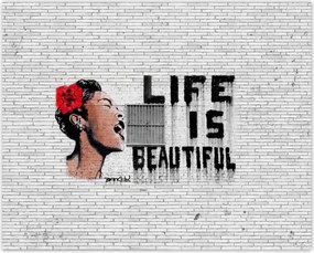 Poszterek 50x40 Banksy Life is beautiful