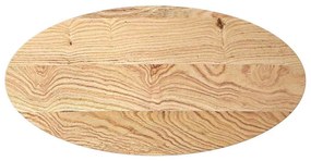 tömör akácfa ovális alakú asztallap 100 x 50 x 4 cm