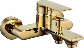 Egykaros fali kád-zuhany csaptelep Sea-Horse arany