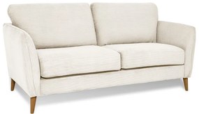 Fehér kordbársony kanapé 170 cm Paris – Scandic