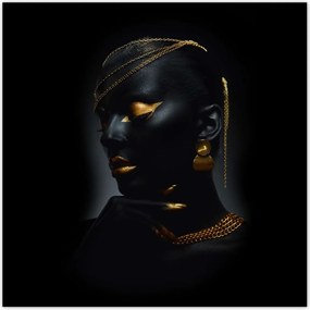 Poszterek 140x140 Aranyozott arc