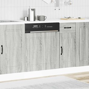 mosogatógép panel Kalmar szürke sonoma 60x1,5x67 cm gépi fa