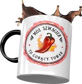 Fekete Bögre Sógornak Születésnapra Ajándék Nyomtatott Fotóval