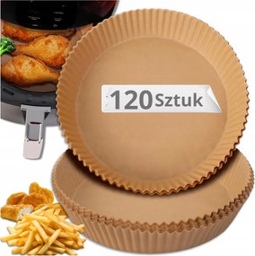 Papírbetét Zsírmentes Olajsütőhöz Air Fryer 120db