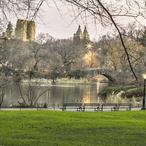 Poszter 60x60cm Központi park Manhattan panorámával 5, Assaf Frank