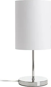 RENDL NYC/RON 15/20 stolní Polycotton bílá/chrom 230V LED E27 15W