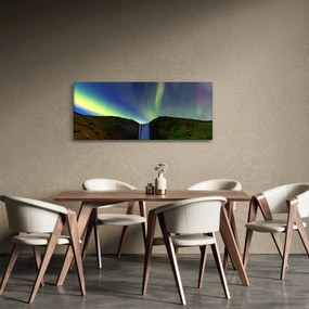 Kép - Aurora Borealis Izlandon (120x50 cm)