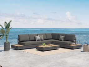 Aurora kerti sarok  ülőgarnitúra készlet antracit