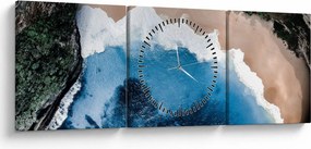 Nusa Penida strand, Indonézia képe (órával) (90x30 cm)