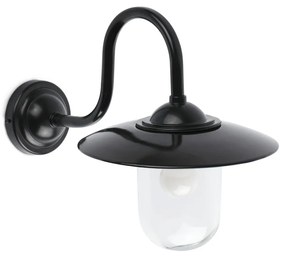 FARO HUDSON fali lámpa, fekete, E27 foglalattal, IP20, 62810