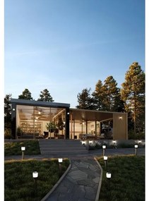 Lámpa Kerti lámpatest TORO-P 80, E27, MAX.15W, IP54, AC220-240V, 50-60Hz, oszlop, fekete