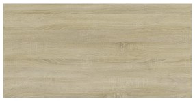 4 db sonoma-tölgy színű forgácslap könyvespolc lap 80x40x1,5 cm