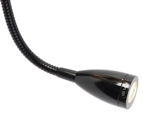 Okos fali lámpa fekete sötétszürke bársony árnyékolóval, Wi-Fi-vel A60 - Stacca