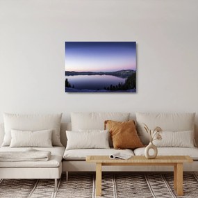 A tó képe (üvegen) (70x50 cm)
