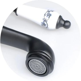 YOKA Vintage mosdó csaptelep - fekete