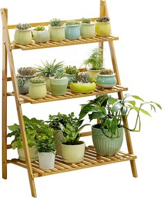 Összecsukható állvány, bambusz, NEPEL TYP 1 + ajándék