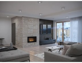 InFire - Beépített BIO kandalló 49x90 cm 3kW fekete