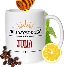 Bögre Júlia Barátnő Feleség Barátnő Ajándék Nyomtatott Fehér 330ml