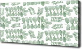 Vászonkép Zöld levelek 100x70 cm