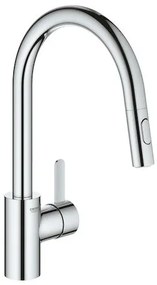 Grohe Eurosmart Cosmopolitan mosogató csaptelep kihúzható zuhannyal króm 31481001 G31481001