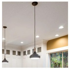 Feiss FE-BESO-P-M-DBZ -Kábelre szerelt BESO függőlámpa 1xE27/60W/230V átm.25,4cm fekete/rézszínű