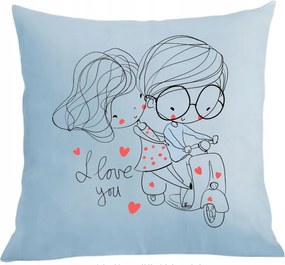 Párna párnahuzat Valentin nap Szeretlek