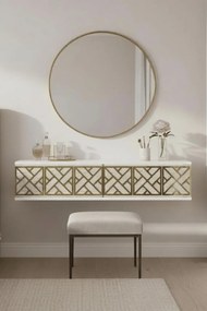 Arex 120 - White, Travertine, Gold