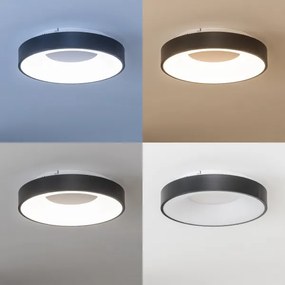 Brilagi - LED dimmelhető mennyezeti lámpatest FALCON II LED/67W/230V átm. 40 cm fekete +távirányító