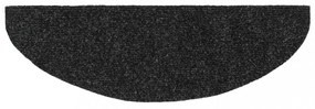 15 db sötétszürke öntapadós lépcsőszőnyeg 65x21x4 cm