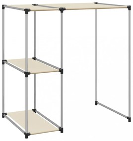 2 szintes krémszínű mosógép feletti tárolóállvány 87x55x90,5 cm