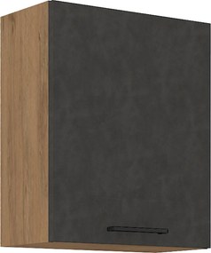 Felsőszekrény, tölgy lancelot/szürke matt, VEGA 60 G-72 1F