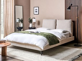 Franciaágy 140 cm Mellody (világos bézs) (ágyráccsal). 1081350