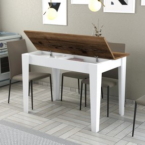 Étkező asztal Kiev 511 - Walnut, White