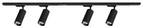 Spotlámpa sínrendszerrel MICA 4xGU10/10W/230V fekete