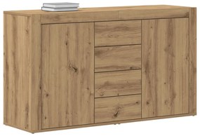 Oldalfal Kézműves tölgy Szerelt fa 120 x 36 x 69 cm Tároló fal