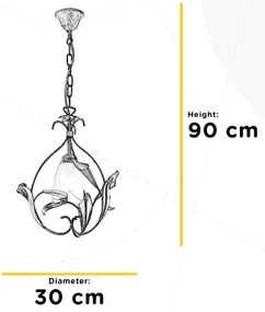 ONLI - Csillár láncon LUCREZIA 1xE14/6W/230V bronz