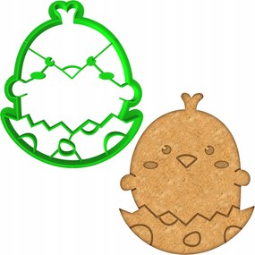 HĂșsvĂ©ti Forma MĂ©zeskalĂĄcs lyukasztĂł HĂșsvĂ©ti Csirke Csirke 8cm