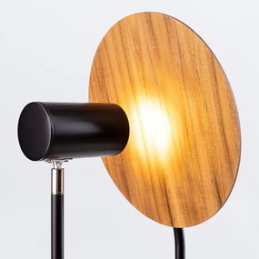 Quintiesse modern skandináv asztali lámpa dot faipari elsqn-dot-tl-teak