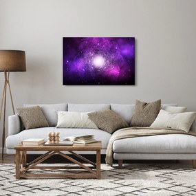 Lila absztrakció képe (90x60 cm)