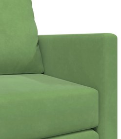 Kétszemélyes kanapé Világos zöld Szövet, Fa 2 személyes
