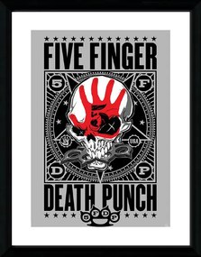 Keretezett poszter Five Finger Death Punch - Punchangram