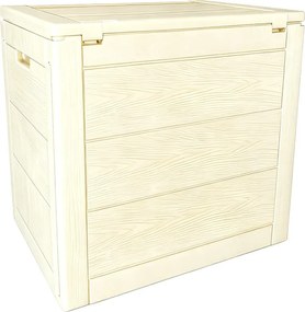 Kerti tároló box 56x43x53 cm, műanyag, bézs, AZB-G2035 CRM