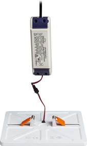 RENDL BJORK SQ 20 zápustná bílá 230V LED 18W 3000K