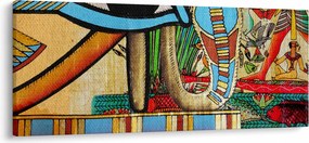 Egyiptomi motívumú kép (120x50 cm)