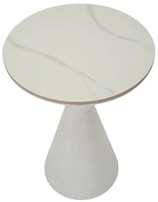 Kerek tárolóasztal kerámia asztallappal ø 44 cm Fush – Mauro Ferretti