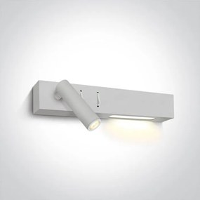 One Light Reading Spots 65146/W/W Fali lámpa 1x3W|1x6W/LED 3000K 480lm IP20