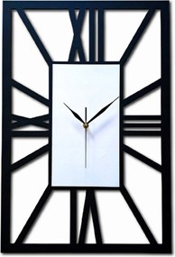 Nagy Falióra Nappaliba, Konyhába, Klasszikus, Római, Fehér, Csendes