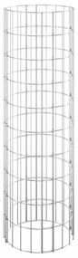 3 db kör alakú horganyzott acél gabion magaságyás Ø30 x 100 cm